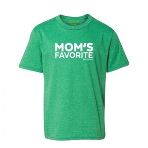 Wahlburgers $20 "Mom's Favorite" Graphic Tee Size Large Cotton Blend Green